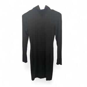 Elegant black turtleneck long sleeve